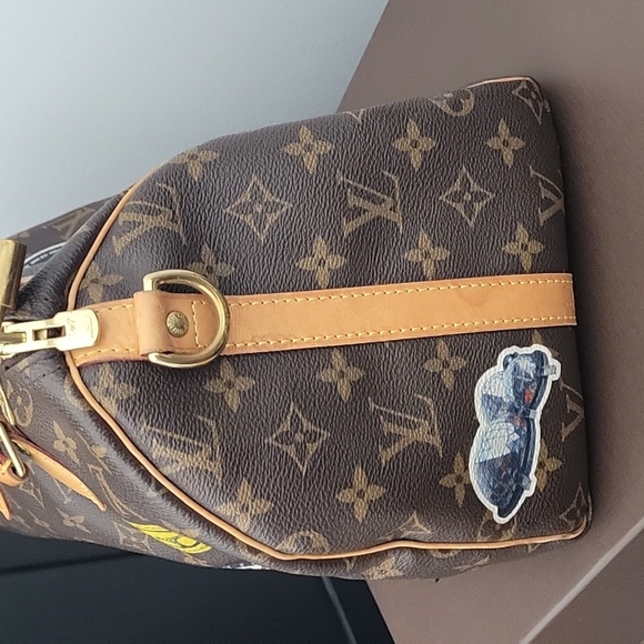 Louis Vuitton Limited Edition World Tour Speedy 30 Bandouliere Bag - Picture 4 of 15